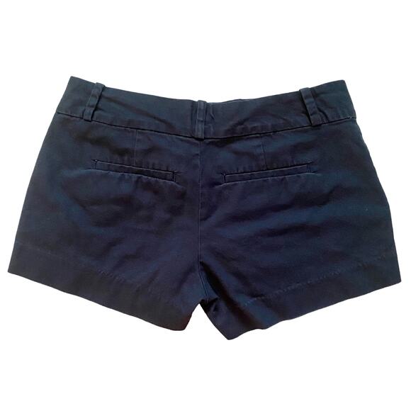 Banana Republic Black Cotton Blend Shorts size 2 - Picture 2 of 13